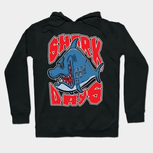 Pirate Shark Days Hoodie